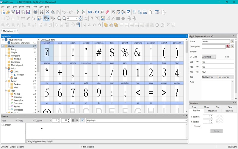 High-Logic FontCreator Pro 15.0.0.3008 Full Version