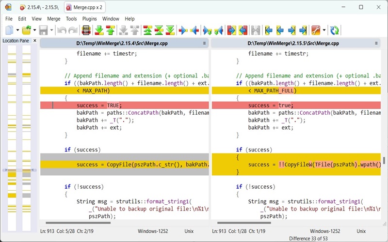 WinMerge v2.16.44 Full Version