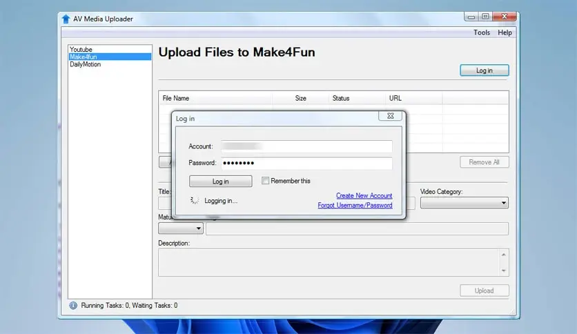 Avsoft av Media Uploader Download