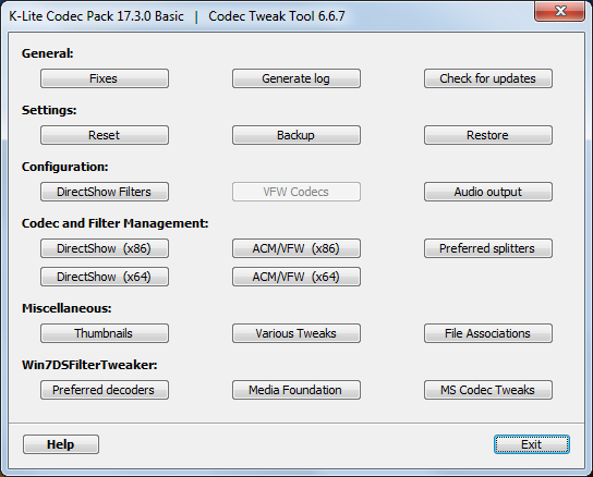 K-lite Codec Pack Full Crack