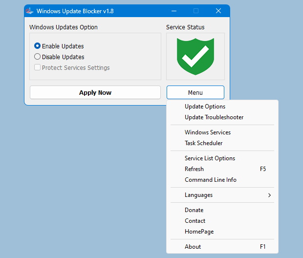 Windows Update Blocker