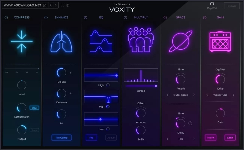 Cymatics VOXITY Vocal Mixing Plugin Free Download
