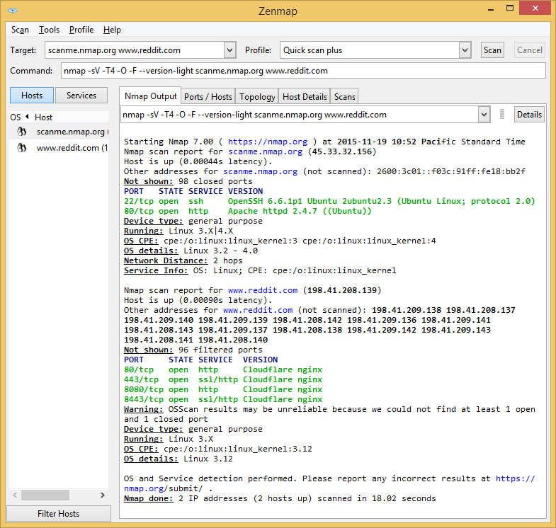 Nmap Security Scanner 7 Download