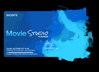 Sony Movie Studio registration key