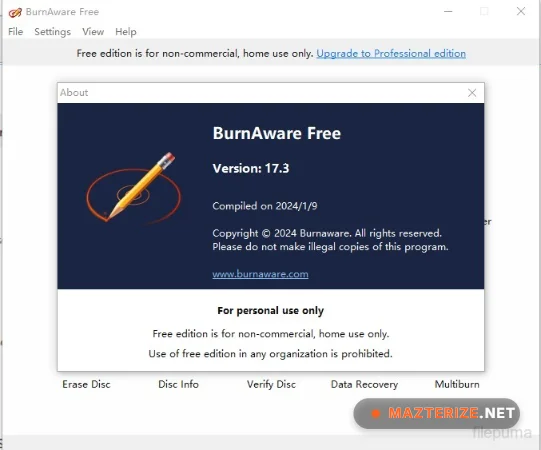 BurnAware Professional 18.7 Full Version BurnAware Professional 18.7 Full Version