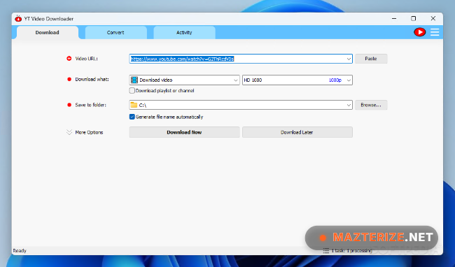 YT Video Downloader 12.3.11 Free Download 2026 YT Video Downloader 12.3.11 screenshot