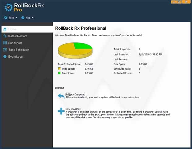 RollBack Rx Professional Key