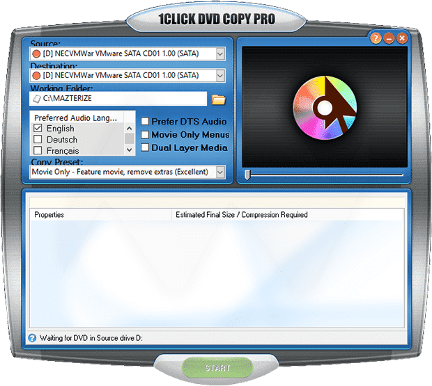 1CLICK DVD Copy Pro