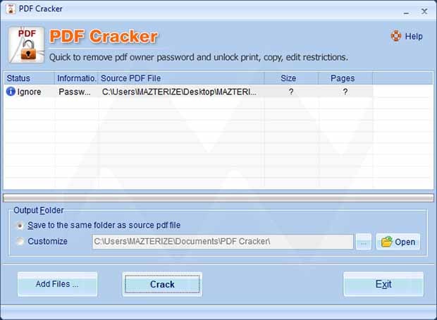 PDF Cracker 