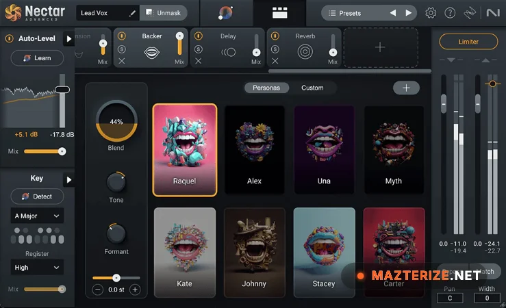 iZotope Nectar 4 Advanced v4.1.0: Professional Vocal Standard iZotope Nectar 4 Advanced screenshot