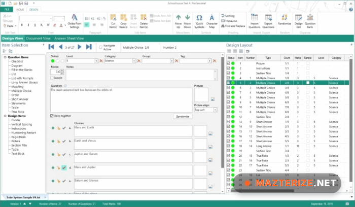 Schoolhouse Test Professional 6.1.187.0 Free Download Schoolhouse Test Professional sreenshot