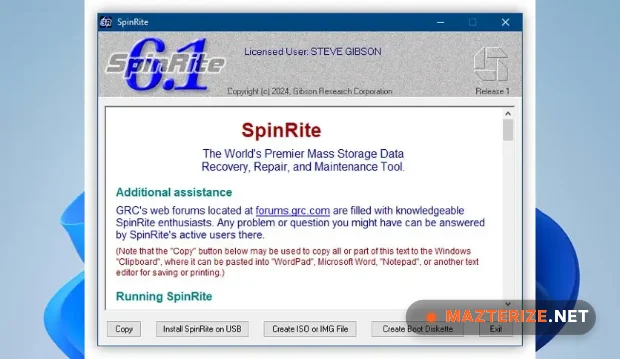 SpinRite 6.1 Review - Data Recovery & SSD Maintenance (2026) SpinRite 6.1 Download