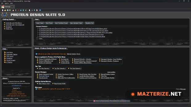 Proteus 9.1.42 SP4 for Windows Proteus 9.1.42 SP4 for Windows