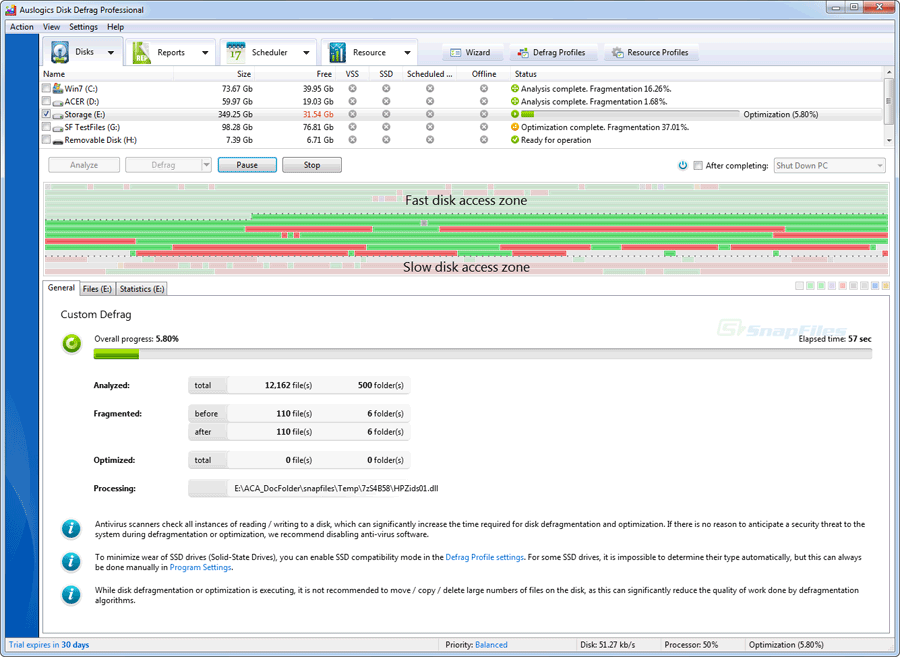 Auslogics Disk Defrag Professional 12.0.1 Free Full Activated
