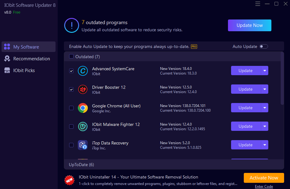 IObit Software Updater Pro