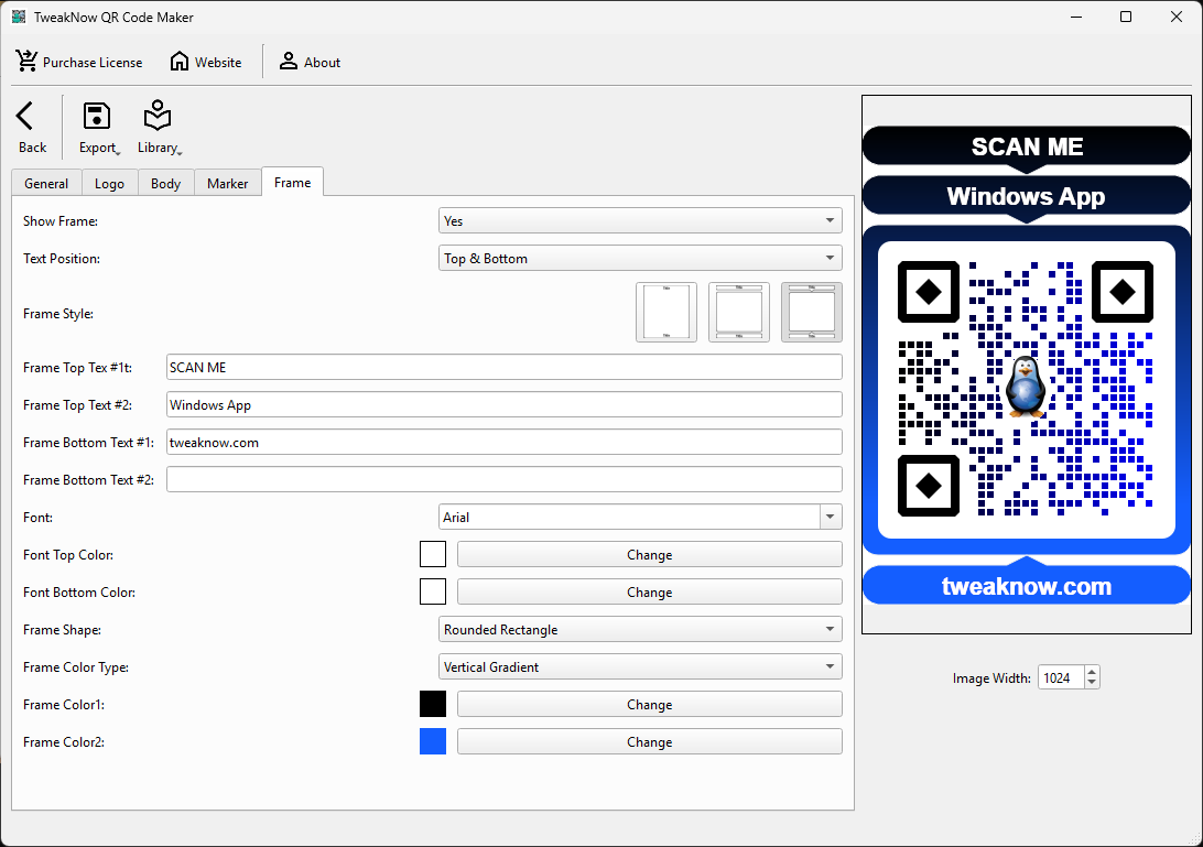 TweakNow QR Code Maker 