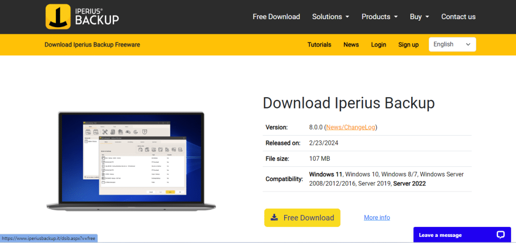 Iperius Backup Full Free Download