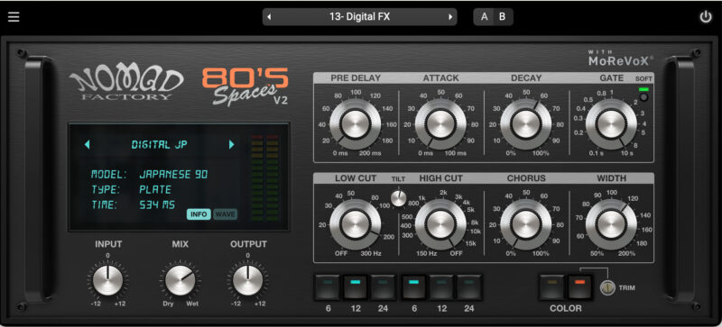Nomad Factory 80s Spaces Free Download