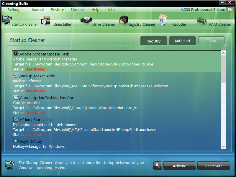 Cleaning Suite Professional  Free Download