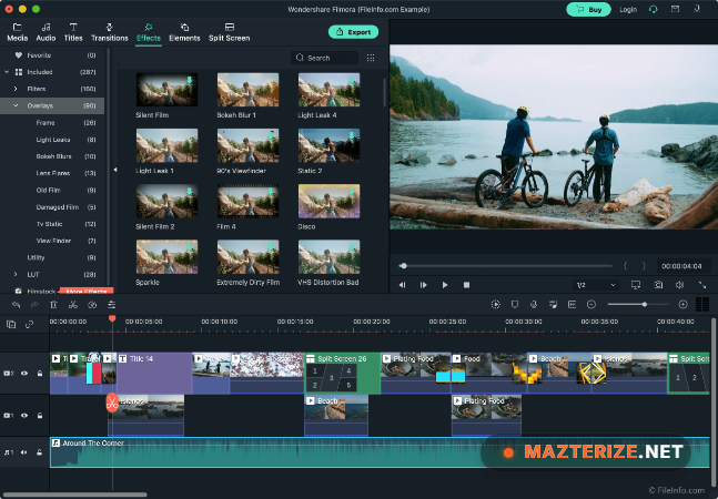 Wondershare Filmora 12.4.2 for MacOS Wondershare Filmora screenshot