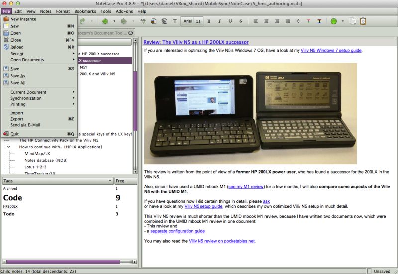 NoteCase Pro Free Download