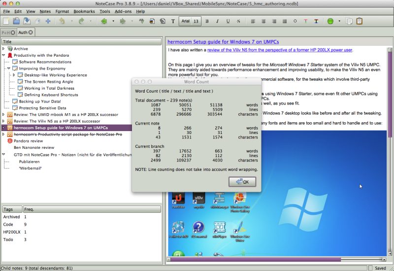 NoteCase Pro Free Download