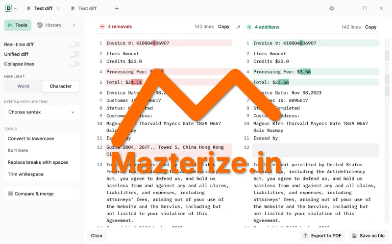 Diffchecker Free Download