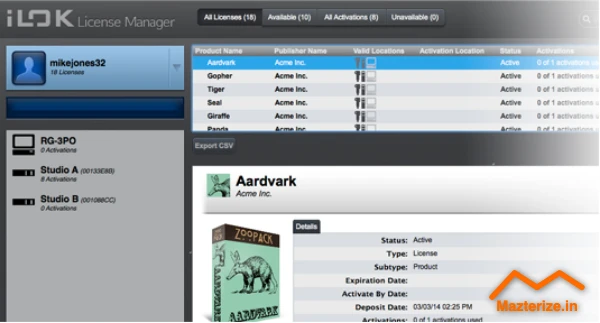 ilok License Manager 