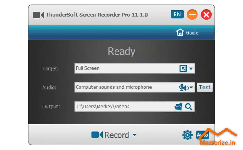 ThunderSoft Screen Recorder 2026