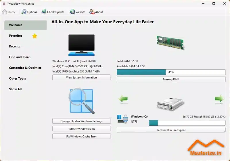 TweakNow WinSecret Plus 2026