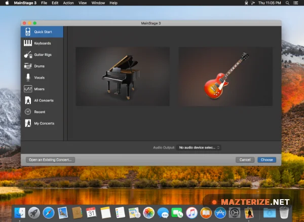 Apple MainStage 3.6.1 for Mac Apple MainStage screenshot