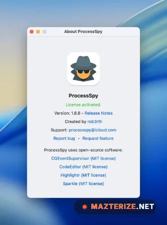 ProcessSpy 1.11.3 for Mac ProcessSpy 1.11.3 screenshos