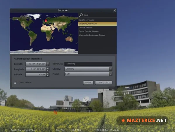 Stellarium Astronomy Software 26.1 for Windows Stellarium Astronomy ScreenShots