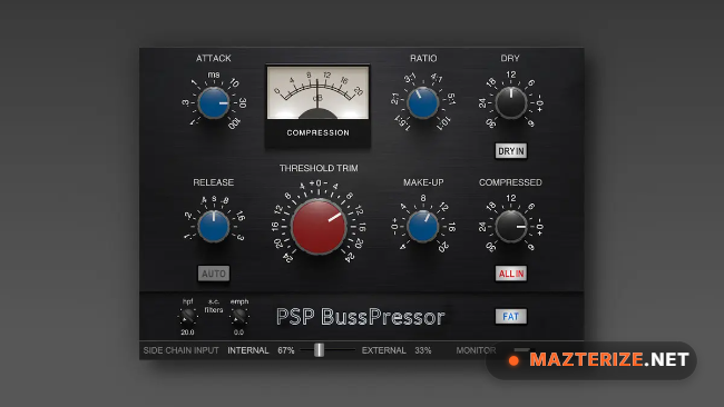 PSPaudioware PSP BussPressor 2.1.0 Free Download PSPaudioware PSP BussPressor Free Download