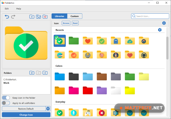 Teorex FolderIco 9.2.3 Free Download Teorex FolderIco screenshot