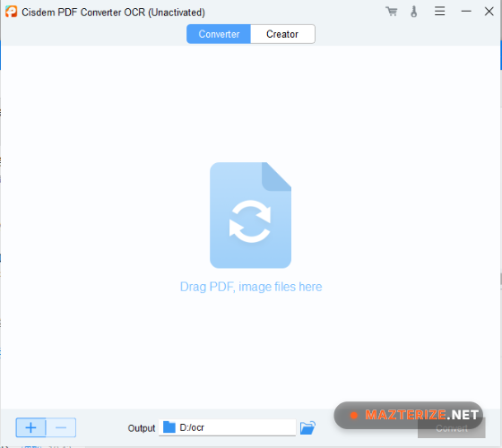 Cisdem PDF Converter OCR 3.8.0 Free Download Cisdem PDF Converter OCR screenshot