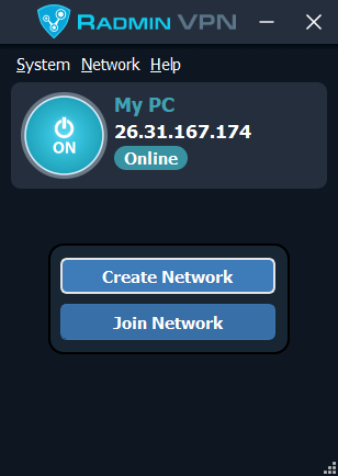 Radmin VPN 2.1.4951.1 Free Download Radmin VPN screenshot